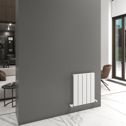 Carisa Angers Termoarredo Orizzontale in Alluminio Design Moderno Bianco 