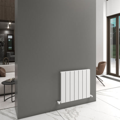 Carisa Angers Termoarredo Orizzontale in Alluminio Design Moderno Bianco 