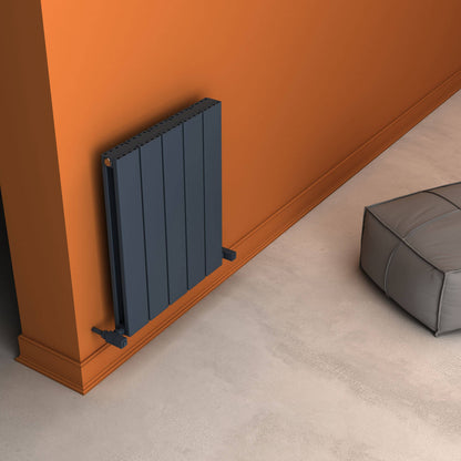 Carisa Angers Termoarredo Orizzontale in Alluminio Design Moderno Antracite 