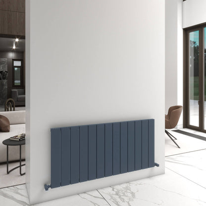 Carisa Angers Termoarredo Orizzontale in Alluminio Design Moderno Antracite 