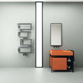Scaldasalviette Carisa Clash in Acciaio Inox dal Design Moderno Satinato Lucido 