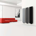 Carisa Croydon Slim Design Termoarredo verticale in acciaio Design moderno Nero 