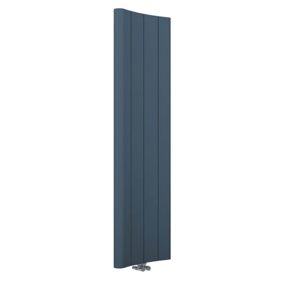 Carisa Curvy Termoarredo Verticale in Alluminio Design Moderno Antracite 