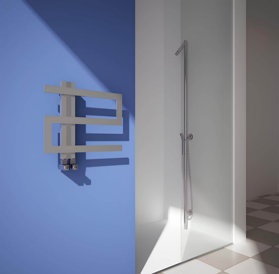 Scaldasalviette Carisa Ibiza in Acciaio Inox dal Design Moderno Satinato Lucido 
