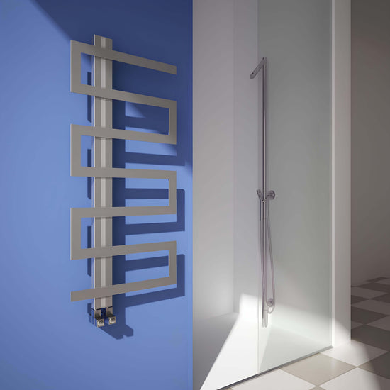Scaldasalviette Carisa Ibiza in Acciaio Inox dal Design Moderno Satinato Lucido 
