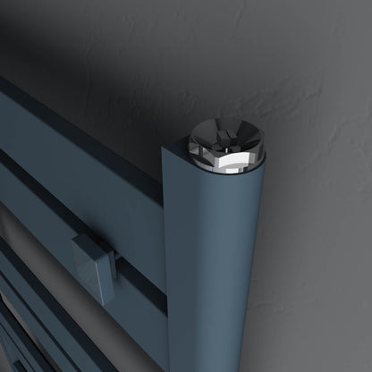 Portasciugamani Carisa in Alluminio Linea Design Moderno Antracite 