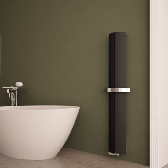 Scaldasalviette da Bagno in Alluminio Carisa Nixie Design Moderno Nero 