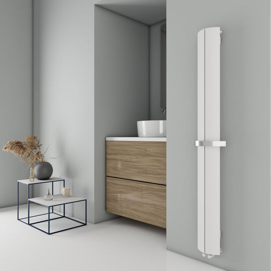 Scaldasalviette da Bagno in Alluminio Carisa Nixie Design Moderno Bianco 