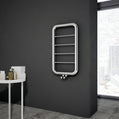 Scaldasalviette Carisa Paros in Acciaio Inox Design Moderno Lucido a Specchio 