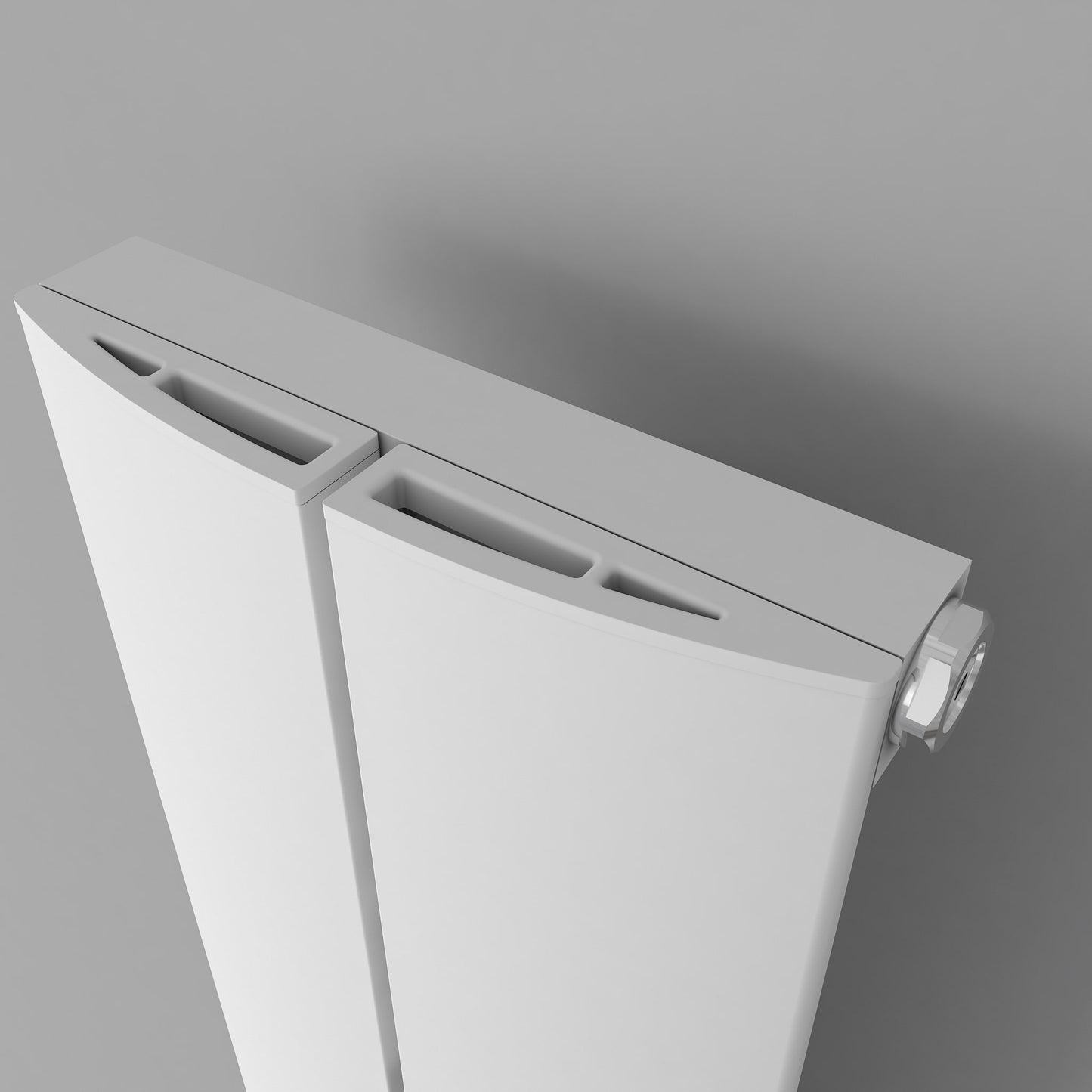 Scaldasalviette da Bagno in Alluminio Carisa Play Design Moderno Bianco 