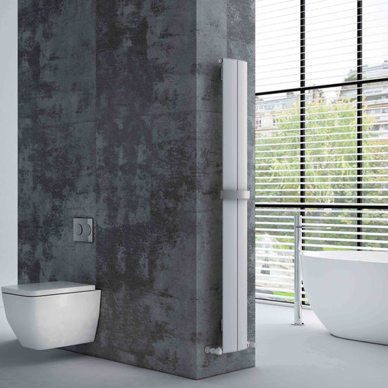 Scaldasalviette da Bagno in Alluminio Carisa Play Design Moderno Bianco 