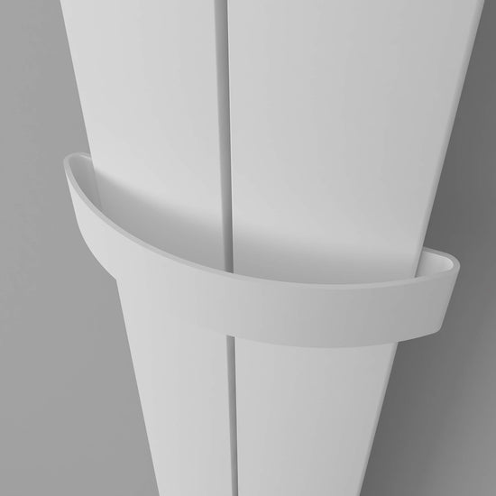 Scaldasalviette da Bagno in Alluminio Carisa Play Design Moderno Bianco 