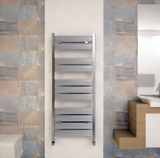 Scaldasalviette Carisa Soho in Alluminio Anodizzato Lucido dal Design Moderno 