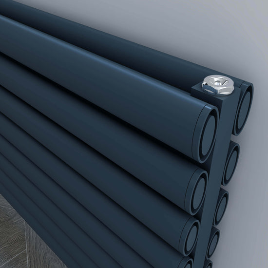 Termoarredo Orizzontale Carisa Tallis XL in Alluminio Design Moderno Antracite 