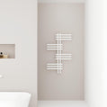 Scaldasalviette Carisa Unico in Alluminio Design Moderno Bianco 