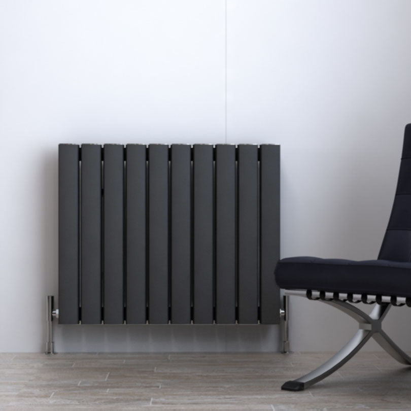 Carisa Vesta Termoarredo Orizzontale in Alluminio Design Moderno Grigio Scuro 