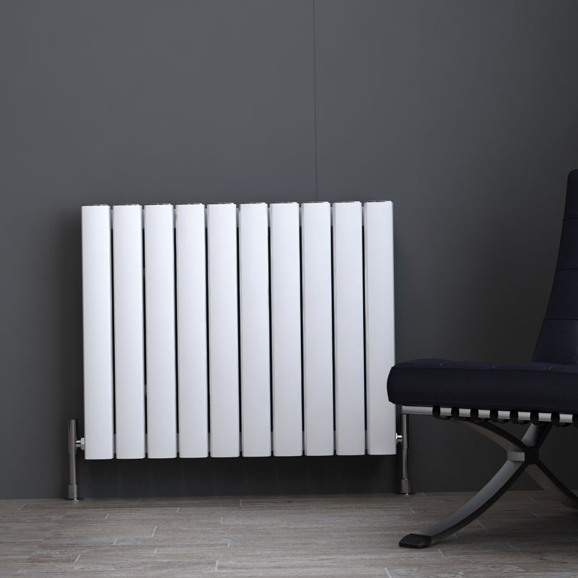 Carisa Vesta Termoarredo Orizzontale in Alluminio Design Moderno Bianco 