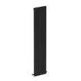 Carisa Elvino Termoarredo Verticale in Alluminio Design Moderno Nero 