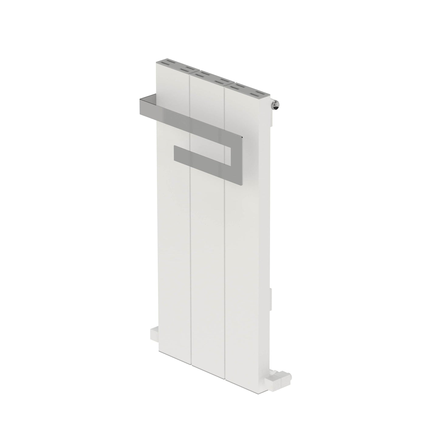 Scaldasalviette da Bagno in Alluminio Carisa Elvino Design Moderno Bianco 