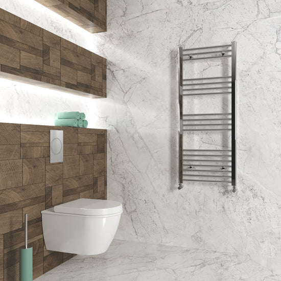 Scaldasalviette Carisa Nile in Acciaio Design Moderno Cromato