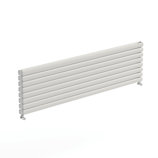 Termoarredo Orizzontale Carisa Tallis XL in Alluminio Design Moderno Bianco 